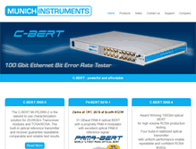 Tablet Screenshot of munich-instruments.com